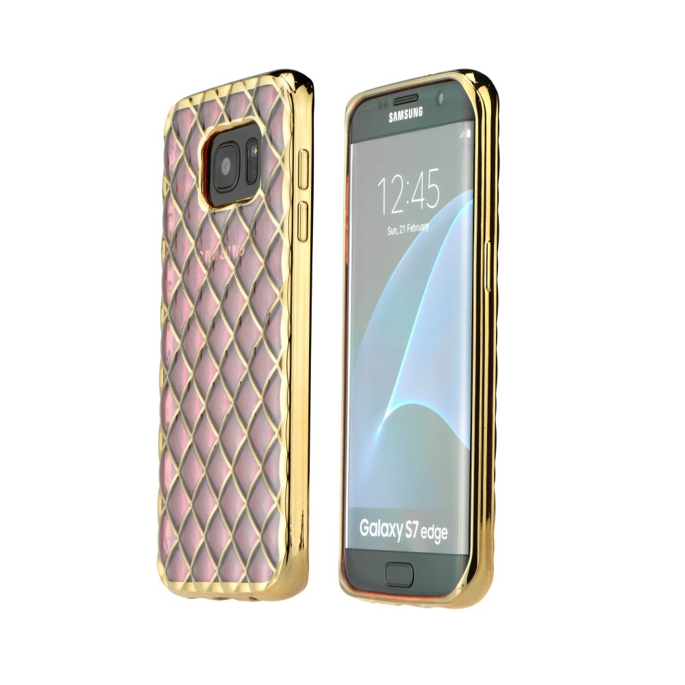 Puzdro Luxury Gel pre Samsung Galaxy S5/S5 neo rose gold